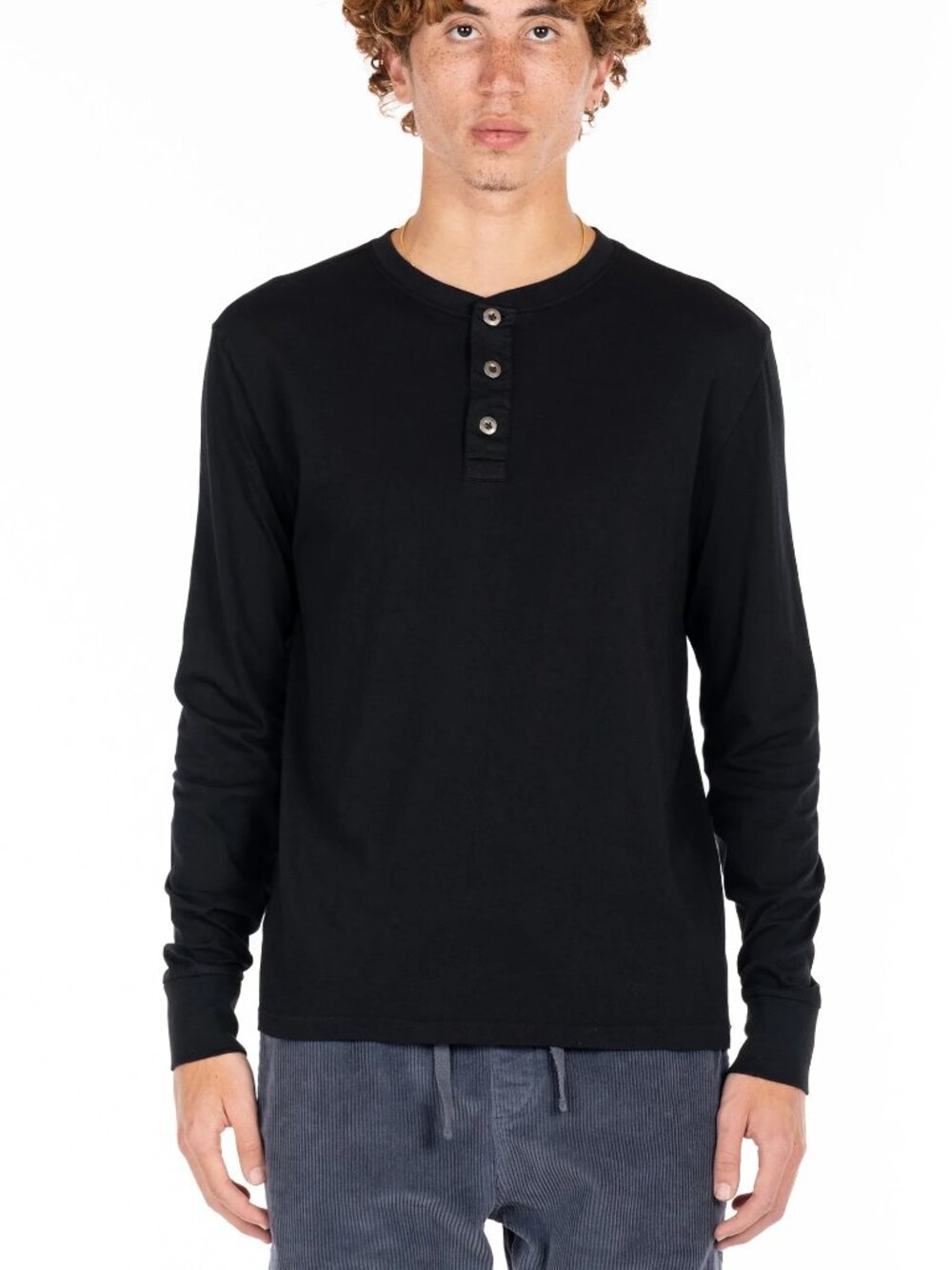 Original Paperbacks Black LS Henley